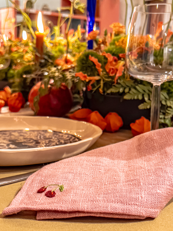 Foto av verket "At the table"
