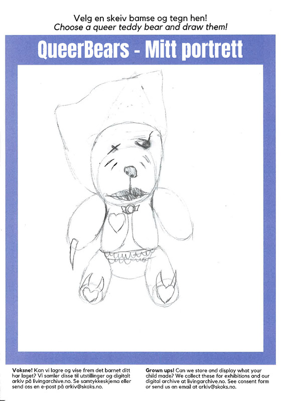 Flaskebjørnen Falks portrett