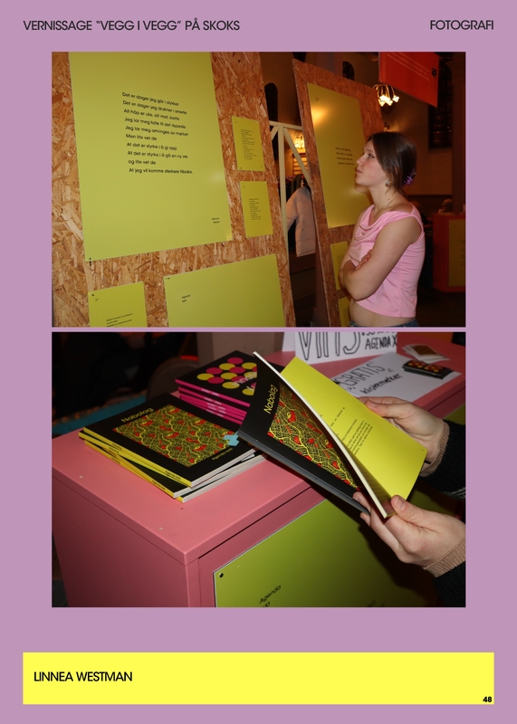 VERNISSAGE "VEGG I VEGG" PÅ SKOKS