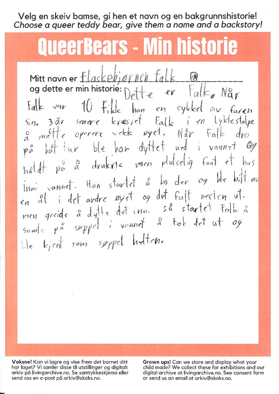 Flaskebjørnen Falks historie