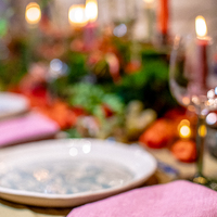 Foto av verket "At the table"