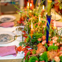 Foto av verket "At the table"