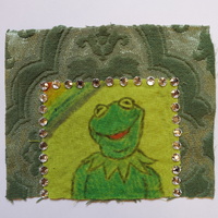 Foto av tøylappen "Rainbow Kermit 🌈:)"